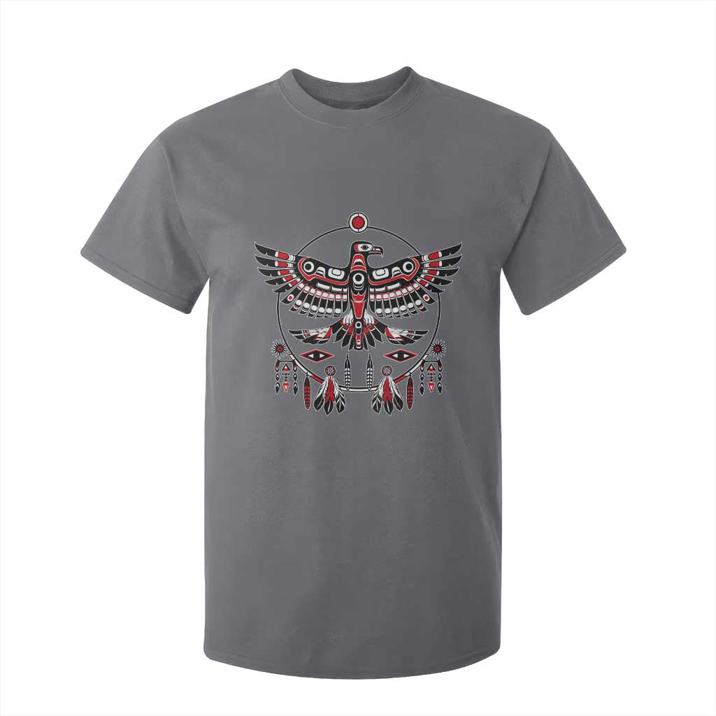 Thunderbird Native American Northwest Coast Art T Shirt For Kid TS11 Charcoal Print Your Wear