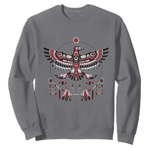 Thunderbird Native American Northwest Coast Art Sweatshirt TS11 Charcoal Print Your Wear