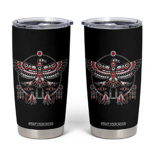 Thunderbird Native American Northwest Coast Art Tumbler Cup TS11 Black Print Your Wear