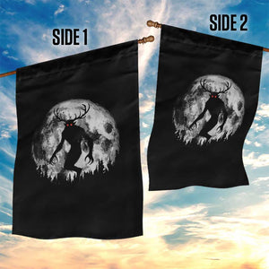 Wendigo Monster Garden Flag Skinwalker Night Stroll Cryptid Full Moon TS11 Print Your Wear