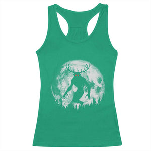 Wendigo Monster Racerback Tank Top Skinwalker Night Stroll Cryptid Full Moon TS11 Irish Green Print Your Wear