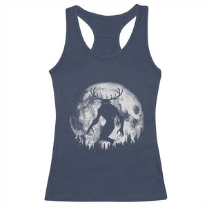 Wendigo Monster Racerback Tank Top Skinwalker Night Stroll Cryptid Full Moon TS11 Navy Print Your Wear