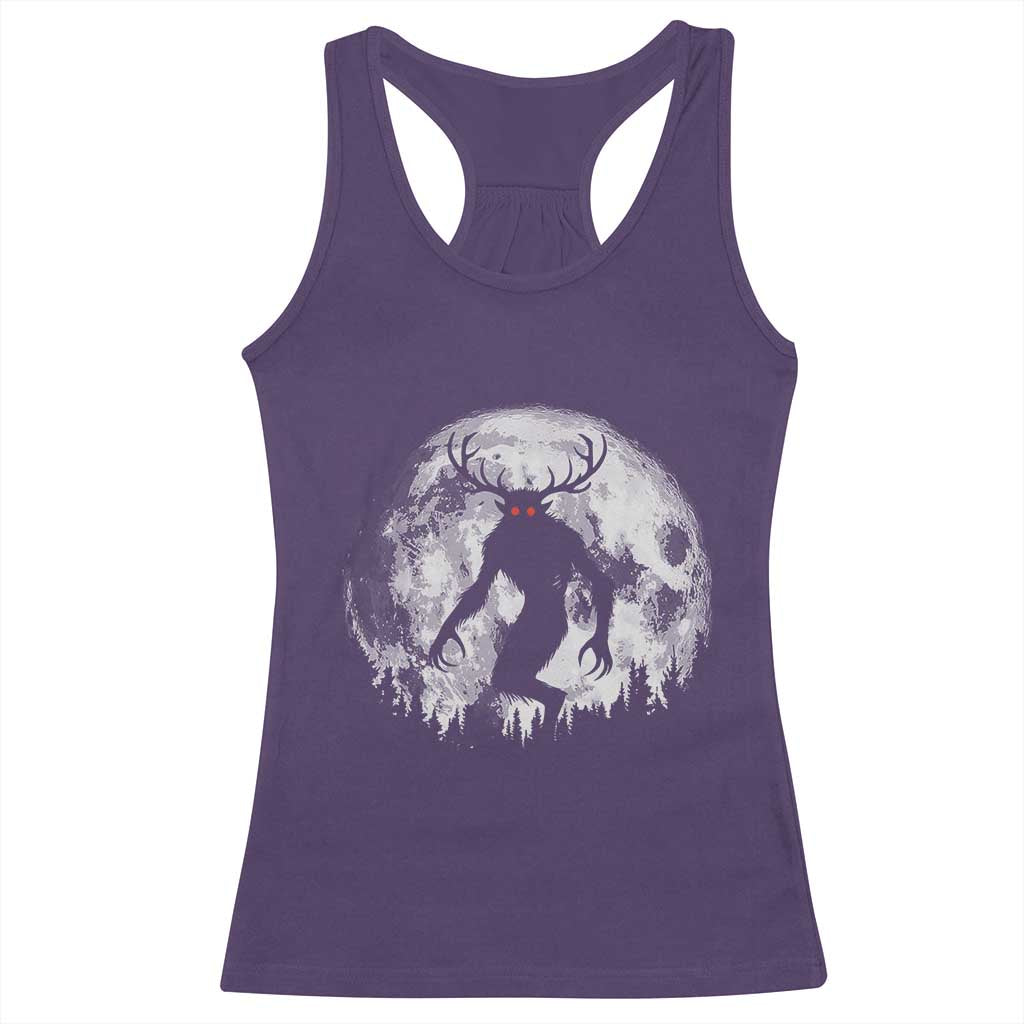 Wendigo Monster Racerback Tank Top Skinwalker Night Stroll Cryptid Full Moon TS11 Purple Print Your Wear