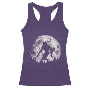 Wendigo Monster Racerback Tank Top Skinwalker Night Stroll Cryptid Full Moon TS11 Purple Print Your Wear