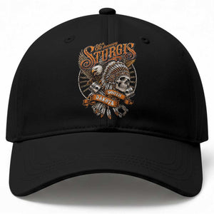 Sturgis South Dakota Indian American Rider Skull 86th Anniversary Baseball Cap