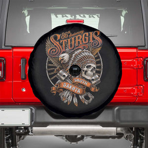 Sturgis South Dakota Indian American Rider Skull 86th Anniversary Spare Tire Cover
