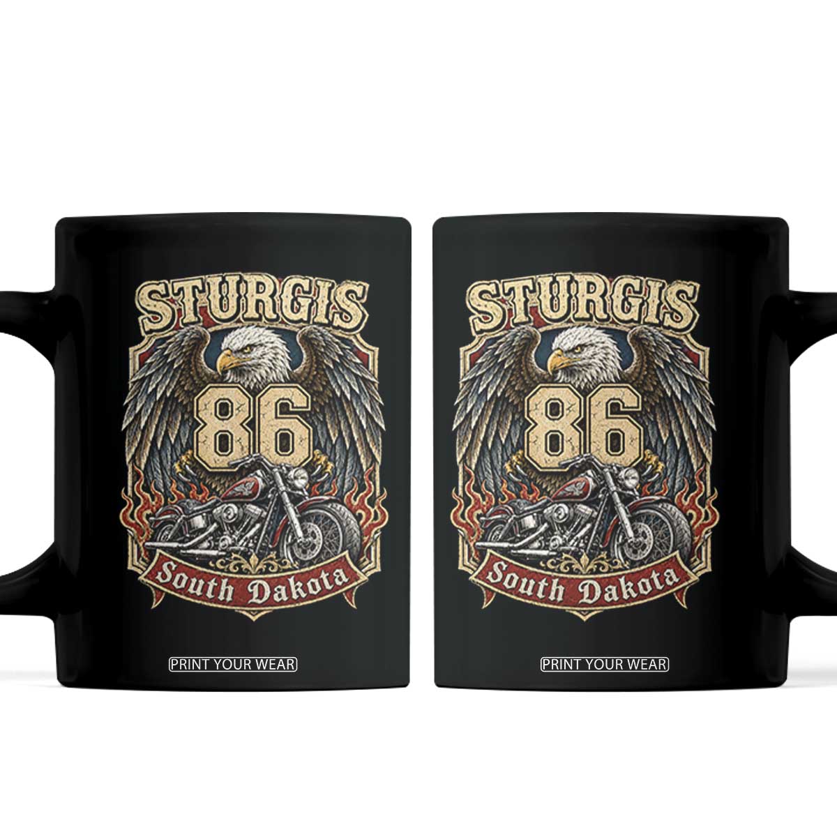 Sturgis South Dakota Motorcycle Lover Eagle 86th Anniversary Coffee Mug
