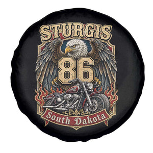 Sturgis South Dakota Motorcycle Lover Eagle 86th Anniversary Spare Tire Cover