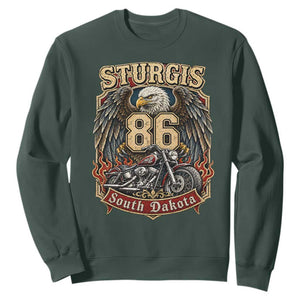 Sturgis South Dakota Motorcycle Lover Eagle 86th Anniversary Sweatshirt
