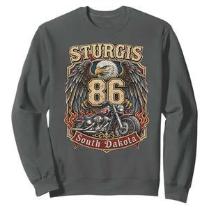 Sturgis South Dakota Motorcycle Lover Eagle 86th Anniversary Sweatshirt
