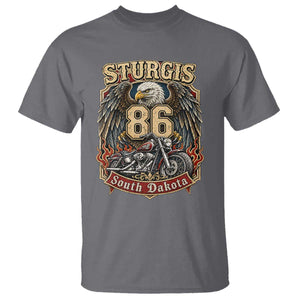 Sturgis South Dakota Motorcycle Lover Eagle 86th Anniversary T Shirt