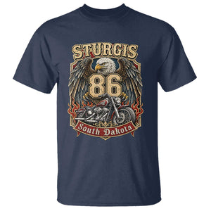Sturgis South Dakota Motorcycle Lover Eagle 86th Anniversary T Shirt