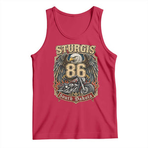 Sturgis South Dakota Motorcycle Lover Eagle 86th Anniversary Tank Top