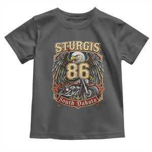 Sturgis South Dakota Motorcycle Lover Eagle 86th Anniversary Toddler T Shirt