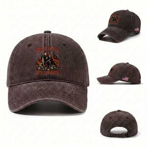 Three Coffees No Lunch Washed Cotton Baseball Cap Funny Medieval Knight Coffee Lover