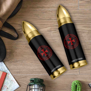 Deus Vult Ordo Silentium Knights Templar Est 1119 Bullet Tumbler Crusader Cross