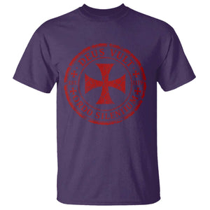 Deus Vult Ordo Silentium Knights Templar Est 1119 T Shirt Crusader Cross
