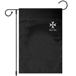 Knights Hospitaller Maltese Cross Catholic Christian Deus Vult Garden Flag