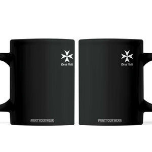 Knights Hospitaller Maltese Cross Catholic Christian Deus Vult Coffee Mug
