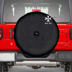 Knights Hospitaller Maltese Cross Catholic Christian Deus Vult Spare Tire Cover
