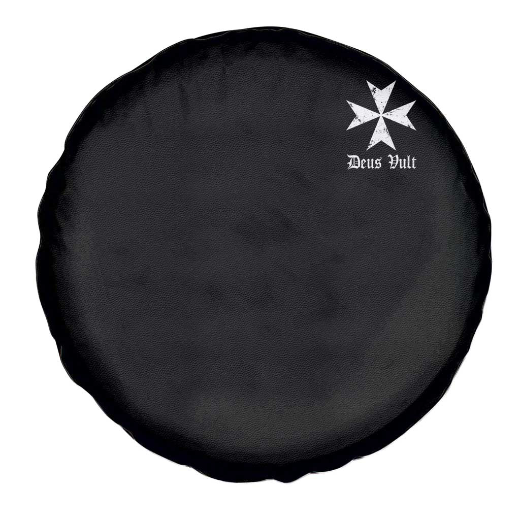 Knights Hospitaller Maltese Cross Catholic Christian Deus Vult Spare Tire Cover
