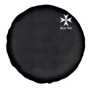 Knights Hospitaller Maltese Cross Catholic Christian Deus Vult Spare Tire Cover
