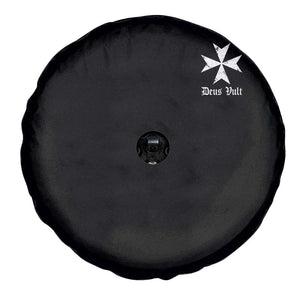 Knights Hospitaller Maltese Cross Catholic Christian Deus Vult Spare Tire Cover
