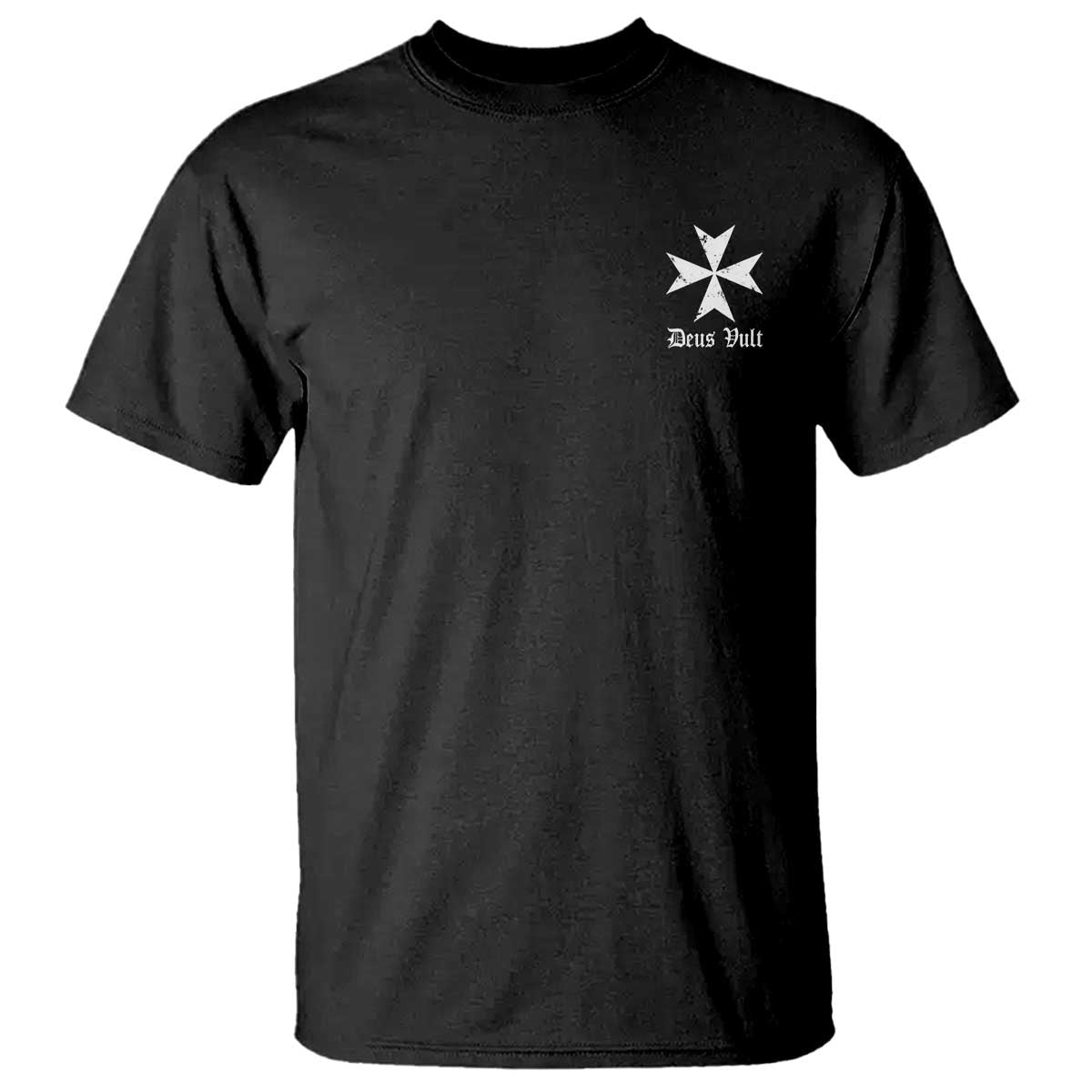 Knights Hospitaller Maltese Cross Catholic Christian Deus Vult T Shirt