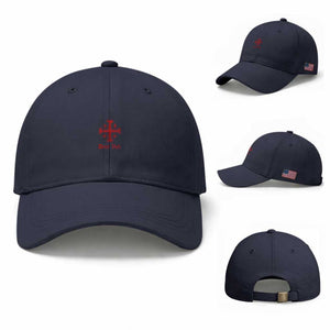 Deus Vult Catholic Knight Templar Jerusalem Cross Baseball Cap