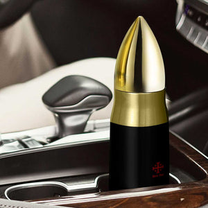 Deus Vult Catholic Knight Templar Jerusalem Cross Bullet Tumbler
