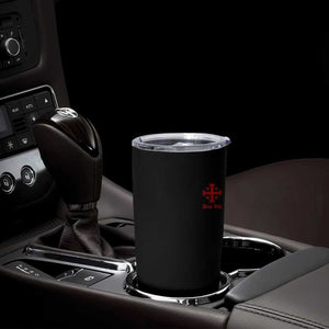 Deus Vult Catholic Knight Templar Jerusalem Cross Tumbler Cup