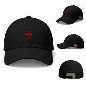 Deus Vult Catholic Knight Templar Crusader Cross Faith Baseball Cap