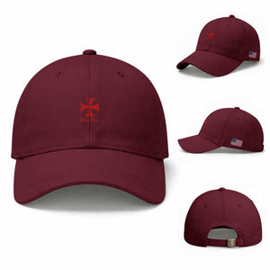 Deus Vult Catholic Knight Templar Crusader Cross Faith Baseball Cap