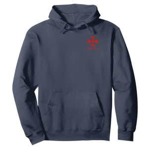 Deus Vult Catholic Knight Templar Crusader Cross Faith Hoodie