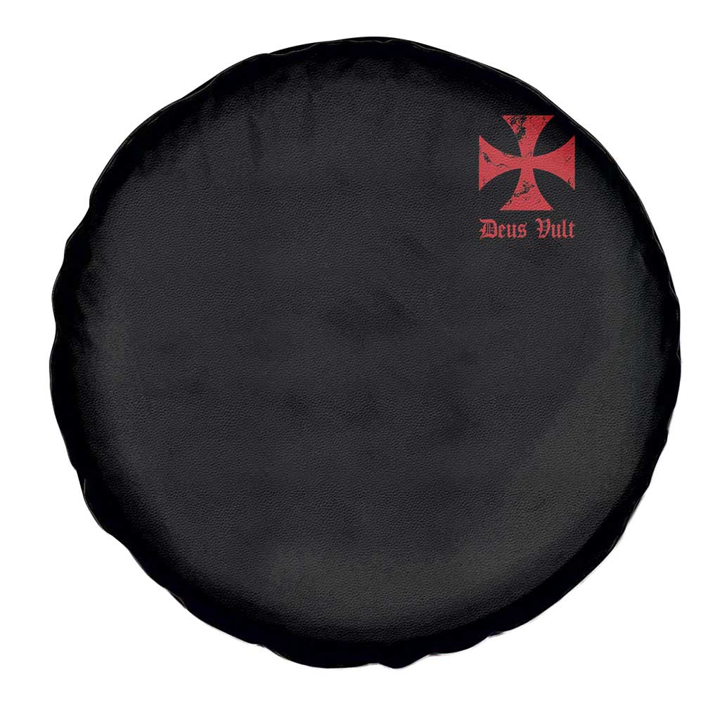 Deus Vult Catholic Knight Templar Crusader Cross Faith Spare Tire Cover