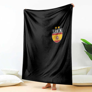 Spain 2nd Star Espana Football Crest Throw Blanket