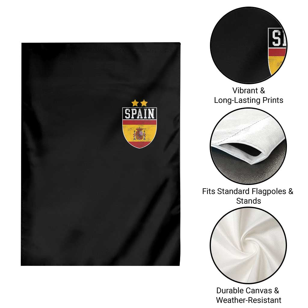 Spain 2nd Star Espana Football Crest Garden Flag