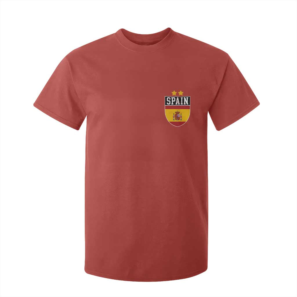 Spain 2nd Star Espana Football Crest T Shirt For Kid