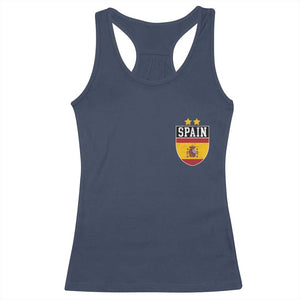 Spain 2nd Star Espana Football Crest Racerback Tank Top