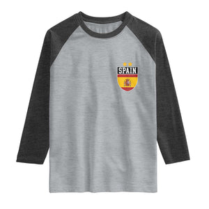 Spain 2nd Star Espana Football Crest Raglan Shirt