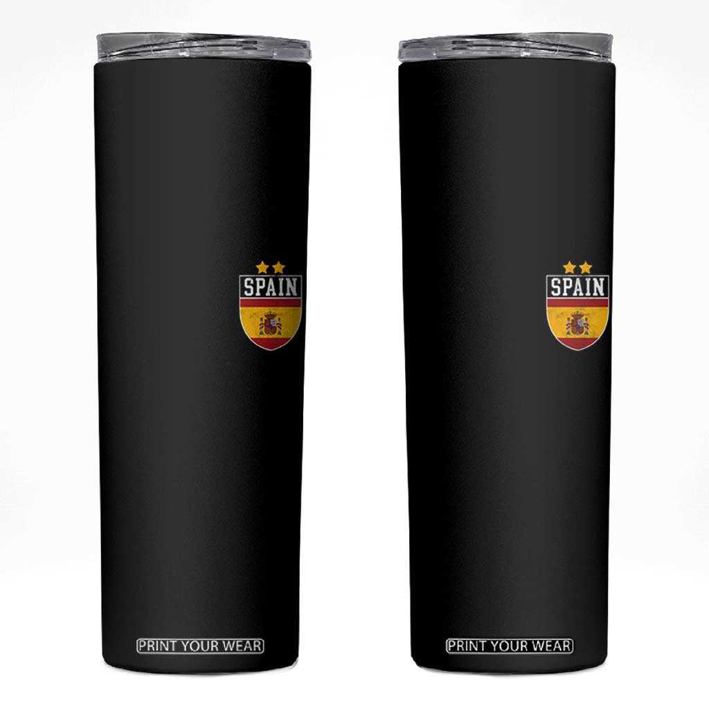 Spain 2nd Star Espana Football Crest Skinny Tumbler