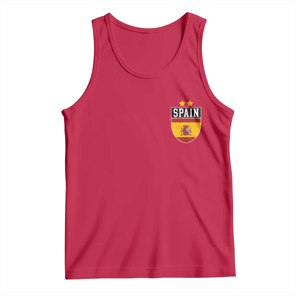 Spain 2nd Star Espana Football Crest Tank Top