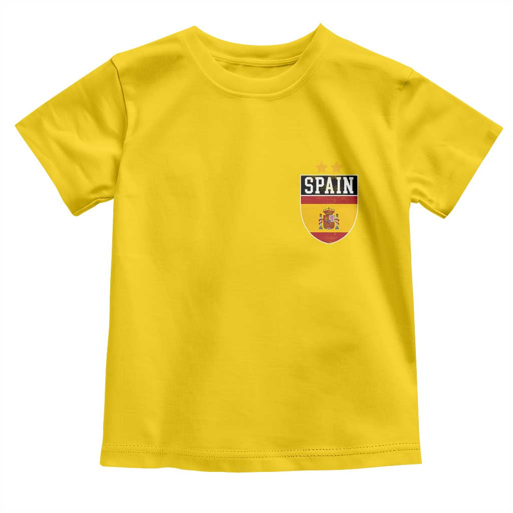 Spain 2nd Star Espana Football Crest Toddler T Shirt