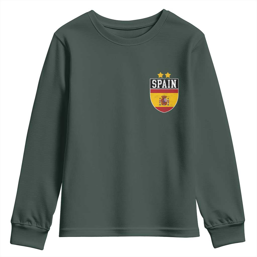 Spain 2nd Star Espana Football Crest Youth Sweatshirt