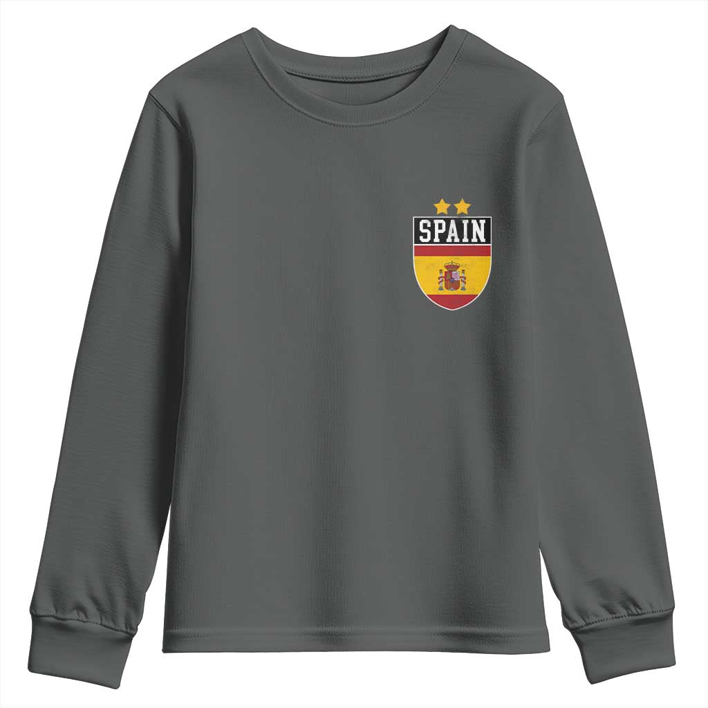Spain 2nd Star Espana Football Crest Youth Sweatshirt