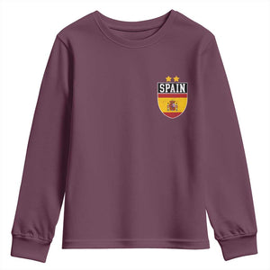 Spain 2nd Star Espana Football Crest Youth Sweatshirt