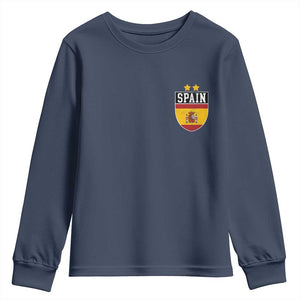 Spain 2nd Star Espana Football Crest Youth Sweatshirt