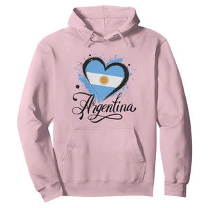 Argentina Heart Argentinian Flag Sun of May Patriotic Hoodie