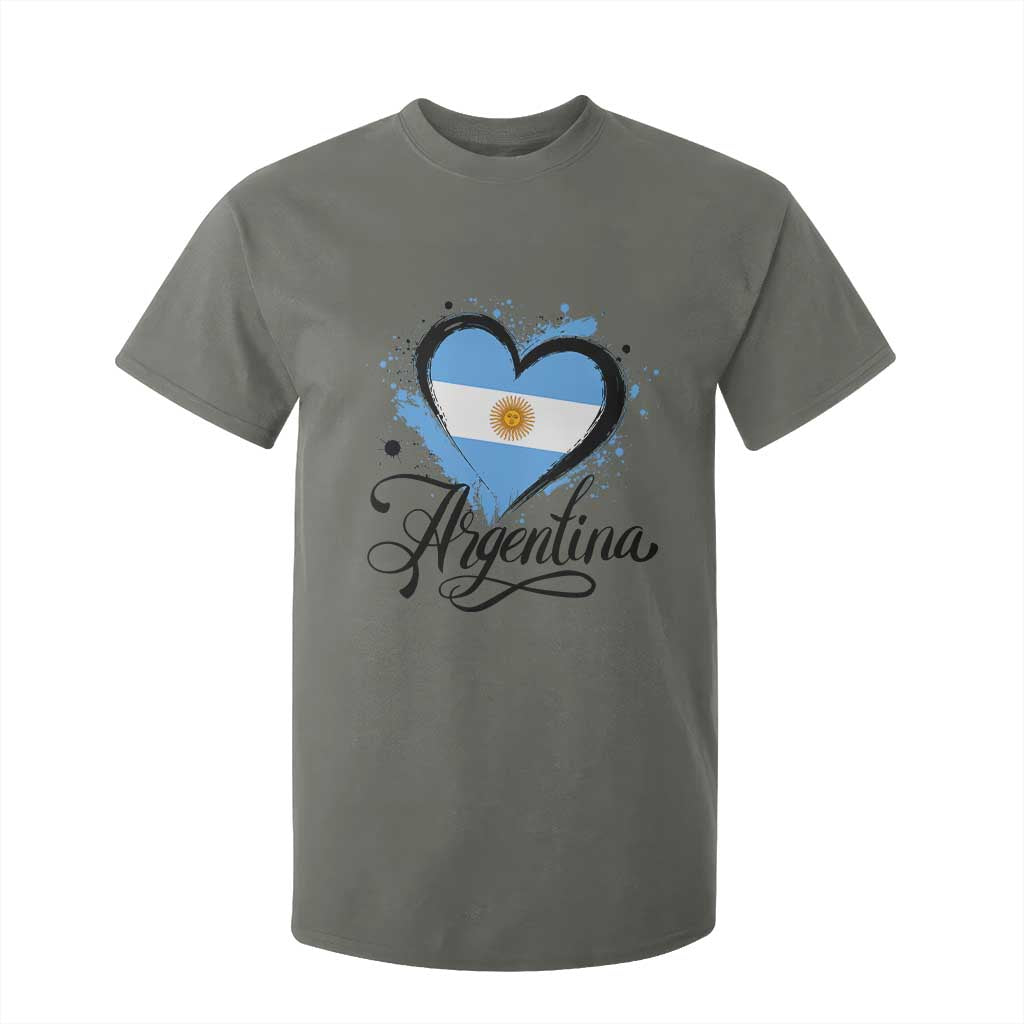 Argentina Heart Argentinian Flag Sun of May Patriotic T Shirt For Kid