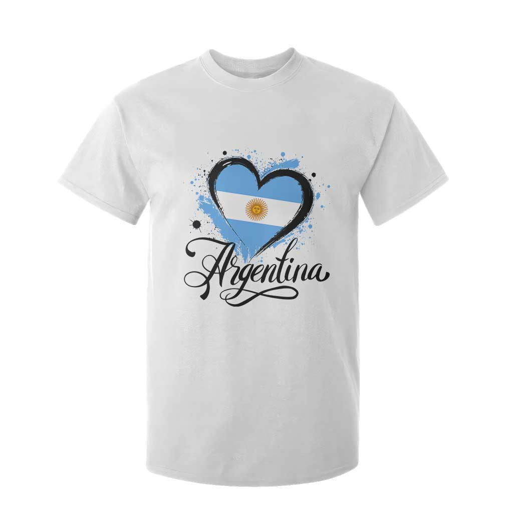 Argentina Heart Argentinian Flag Sun of May Patriotic T Shirt For Kid